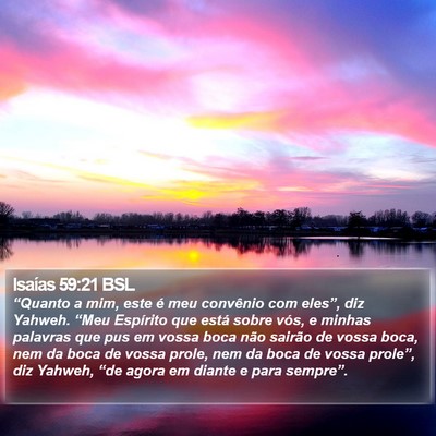 Isaías 59:21 BSL Bible Verse Image