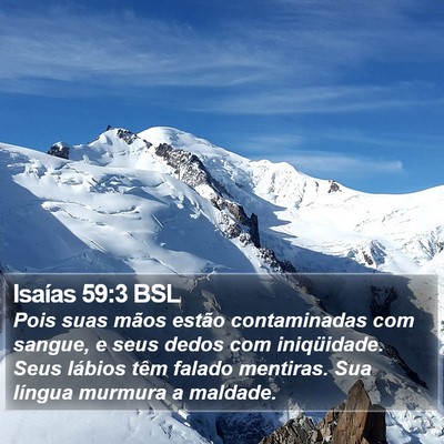 Isaías 59:3 BSL Bible Verse Image