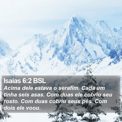 Isaías 6:2 BSL Bible Verse Image