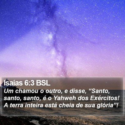 Isaías 6:3 BSL Bible Verse Image