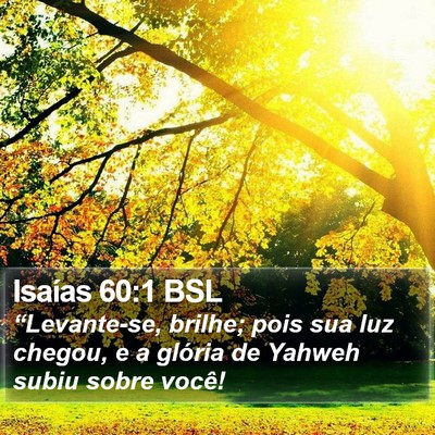 Isaías 60:1 BSL Bible Verse Image