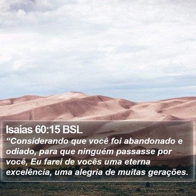 Isaías 60:15 BSL Bible Verse Image