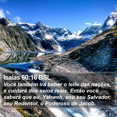 Isaías 60:16 BSL Bible Verse Image