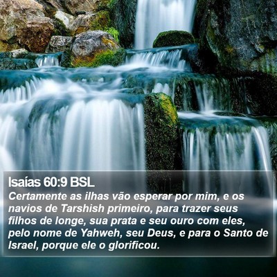 Isaías 60:9 BSL Bible Verse Image