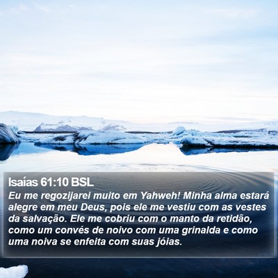 Isaías 61:10 BSL Bible Verse Image