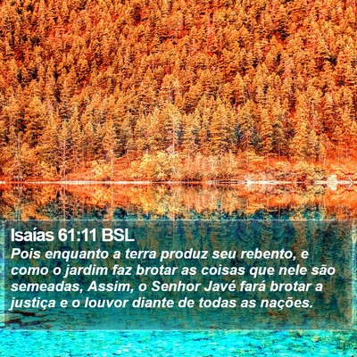 Isaías 61:11 BSL Bible Verse Image
