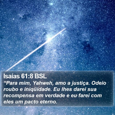 Isaías 61:8 BSL Bible Verse Image