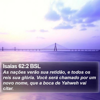 Isaías 62:2 BSL Bible Verse Image