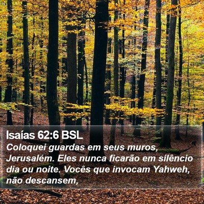 Isaías 62:6 BSL Bible Verse Image