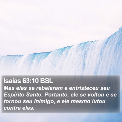 Isaías 63:10 BSL Bible Verse Image