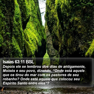 Isaías 63:11 BSL Bible Verse Image