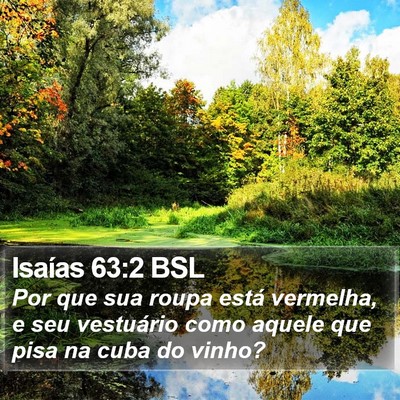 Isaías 63:2 BSL Bible Verse Image