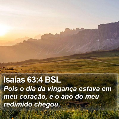 Isaías 63:4 BSL Bible Verse Image