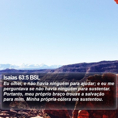 Isaías 63:5 BSL Bible Verse Image