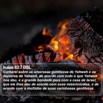Isaías 63:7 BSL Bible Verse Image