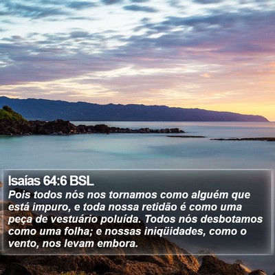 Isaías 64:6 BSL Bible Verse Image