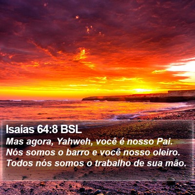 Isaías 64:8 BSL Bible Verse Image