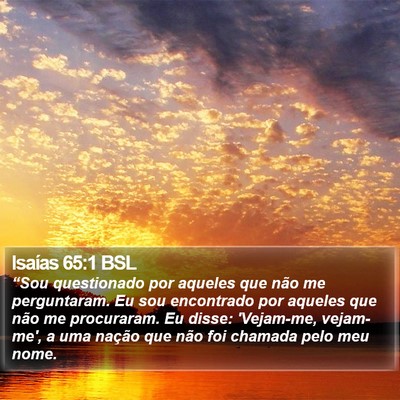 Isaías 65:1 BSL Bible Verse Image