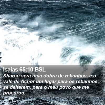 Isaías 65:10 BSL Bible Verse Image