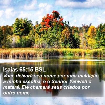 Isaías 65:15 BSL Bible Verse Image