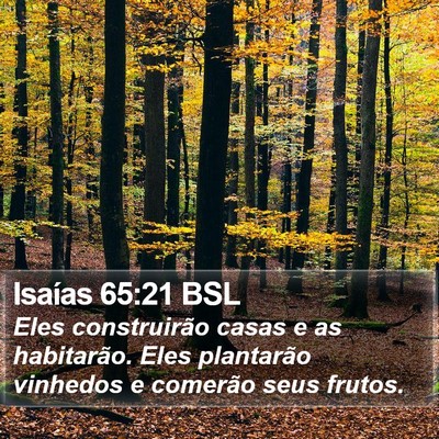 Isaías 65:21 BSL Bible Verse Image