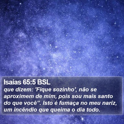 Isaías 65:5 BSL Bible Verse Image