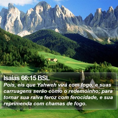 Isaías 66:15 BSL Bible Verse Image