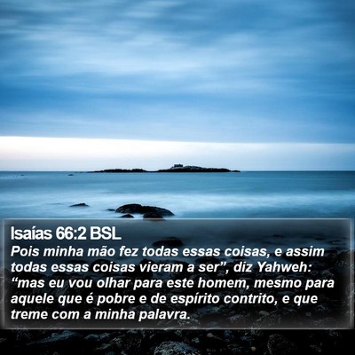 Isaías 66:2 BSL Bible Verse Image