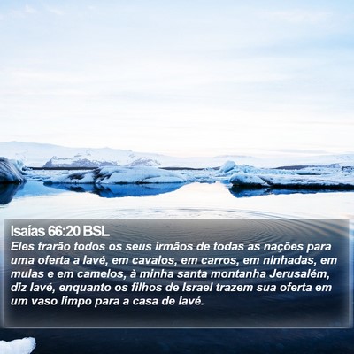 Isaías 66:20 BSL Bible Verse Image