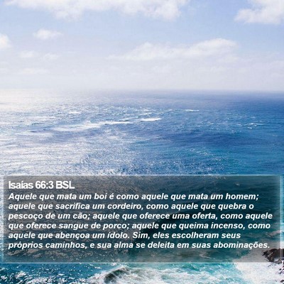 Isaías 66:3 BSL Bible Verse Image