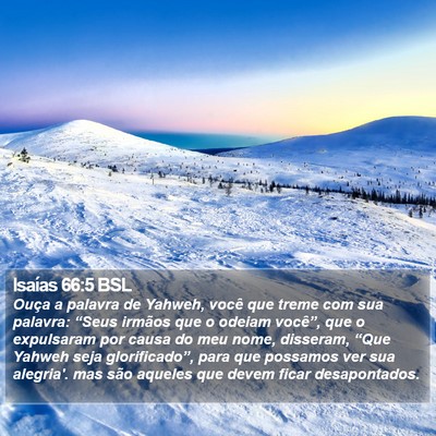 Isaías 66:5 BSL Bible Verse Image