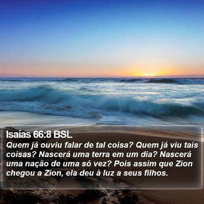 Isaías 66:8 BSL Bible Verse Image