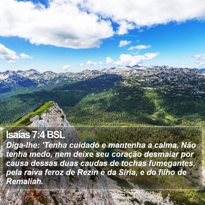 Isaías 7:4 BSL Bible Verse Image