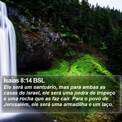 Isaías 8:14 BSL Bible Verse Image