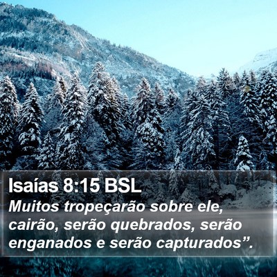 Isaías 8:15 BSL Bible Verse Image
