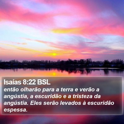 Isaías 8:22 BSL Bible Verse Image