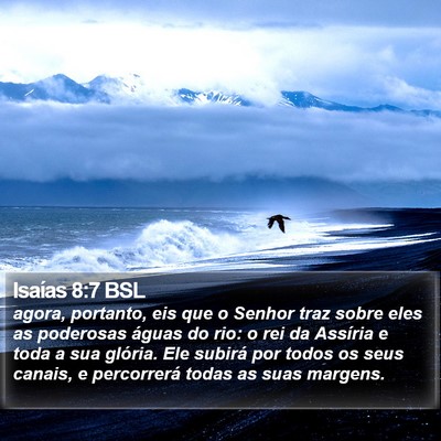 Isaías 8:7 BSL Bible Verse Image