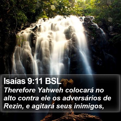 Isaías 9:11 BSL Bible Verse Image