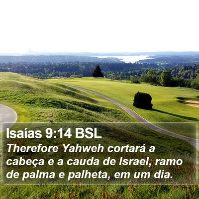Isaías 9:14 BSL Bible Verse Image