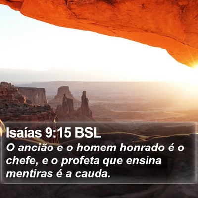 Isaías 9:15 BSL Bible Verse Image