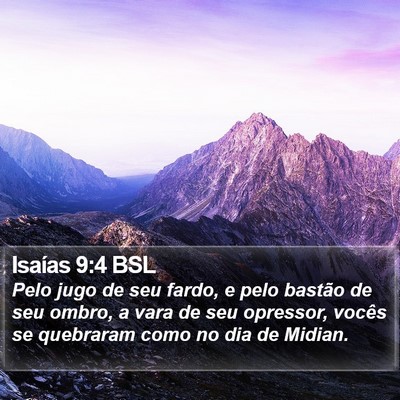 Isaías 9:4 BSL Bible Verse Image