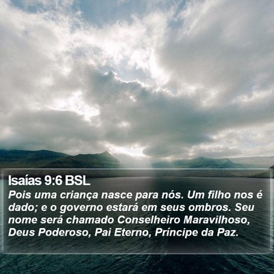 Isaías 9:6 BSL Bible Verse Image