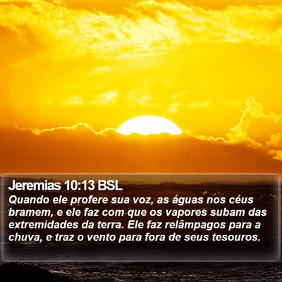 Jeremias 10:13 BSL Bible Verse Image