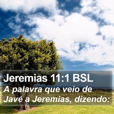 Jeremias 11:1 BSL Bible Verse Image
