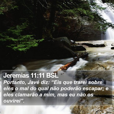 Jeremias 11:11 BSL Bible Verse Image