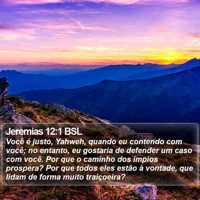 Jeremias 12:1 BSL Bible Verse Image