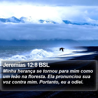 Jeremias 12:8 BSL Bible Verse Image