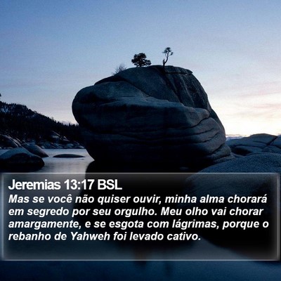 Jeremias 13:17 BSL Bible Verse Image