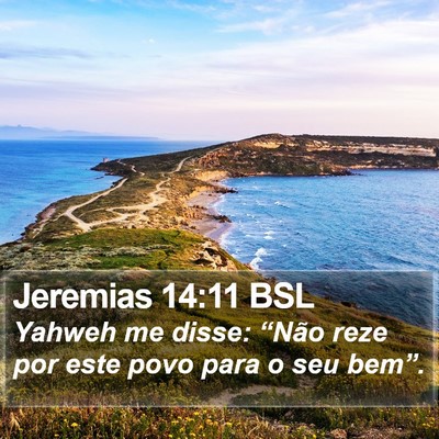 Jeremias 14:11 BSL Bible Verse Image
