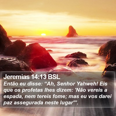 Jeremias 14:13 BSL Bible Verse Image